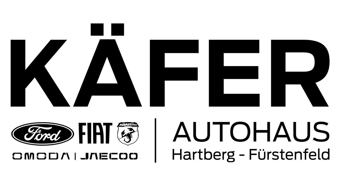 Logo von Käfer Autohaus, Ford und Fiat Marken, Standort Hartberg-Fürstenfeld.
